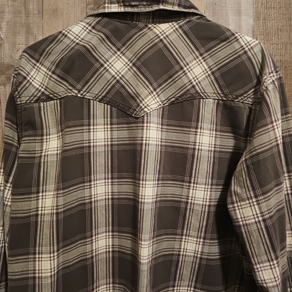 Arizona shirt mens size large button down long sleeve plaid flannel regular fit - Picture 9 of 9
